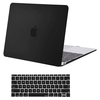 MOSISO Compatible with MacBook 12 inch Case A1534,2017-2015,  Protective Scratch-Resistant Plastic Hard Shell Case & Keyboard Cover Skin