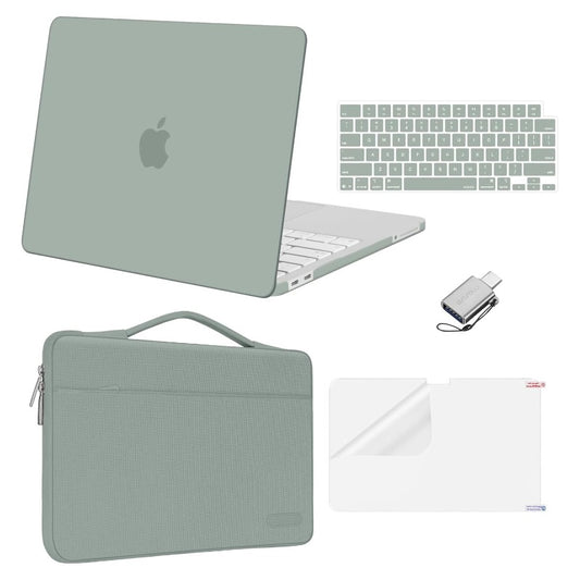 MOSISO Compatible with MacBook Neo Case 13 inch 2026 Release Model A3404 with A18 Pro Chip, Scratch-Resistant Protective Hard Shell&Sleeve Bag&Keyboard Cover&Screen Protector&Type C