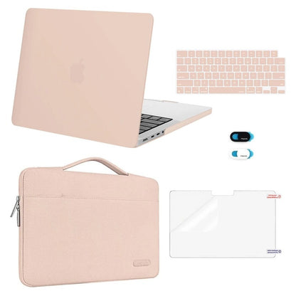 MOSISO Compatible with MacBook Pro 14 inch Case M5-M1 2026-2021 A3427 A3426 A3434 A3112 A3185 A3401 A2918 A2992 A2779 A2442, Case&Bag&Keyboard Skin&Webcam Cover&ScreenFilm