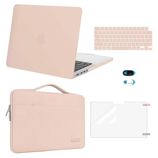 MOSISO Compatible with MacBook Pro 14 inch Case M5 2026 M4 M3 M2 M1 2025-2021 A3427 A3426 A3434 A3112 A3185 A3401 A2918 A2992 A2779 A2442, Case&Bag&Keyboard Skin&Webcam Cover&ScreenFilm