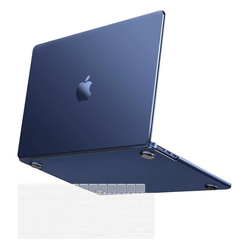 MOSISO Ultra-Thin Seamless Cover Compatible with MacBook Air 13 inch Case M2-M5 2022-2026 A3449 A3240 A3113 A2681, 2 in 1 Anti-Fingerprint Hard Shell Set