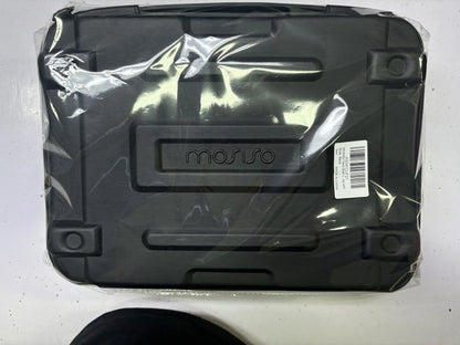 MOSISO Hard Shell Laptop Case Sleeve, 15.6-17.3 inch Computer Bag Compatible with MacBook Air 15/Pro 16,HP,Dell,Lenovo,Asus, Notebook, Abstract Geometric Waterproof Carrying Case Bag with Strap, Black iMosiso
