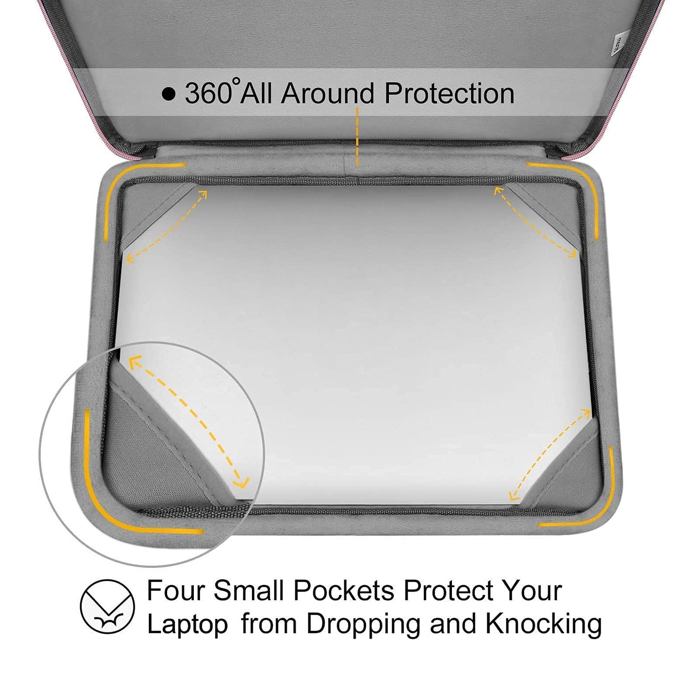 MOSISO Compatible with MacBook Air 13 inch Case (A1369 A1466, Older Version 2010-2017 Release), Plastic Hard Shell Case & Sleeve Bag & Keyboard Cover & Webcam Cover & Screen Protector, Rose Quartz