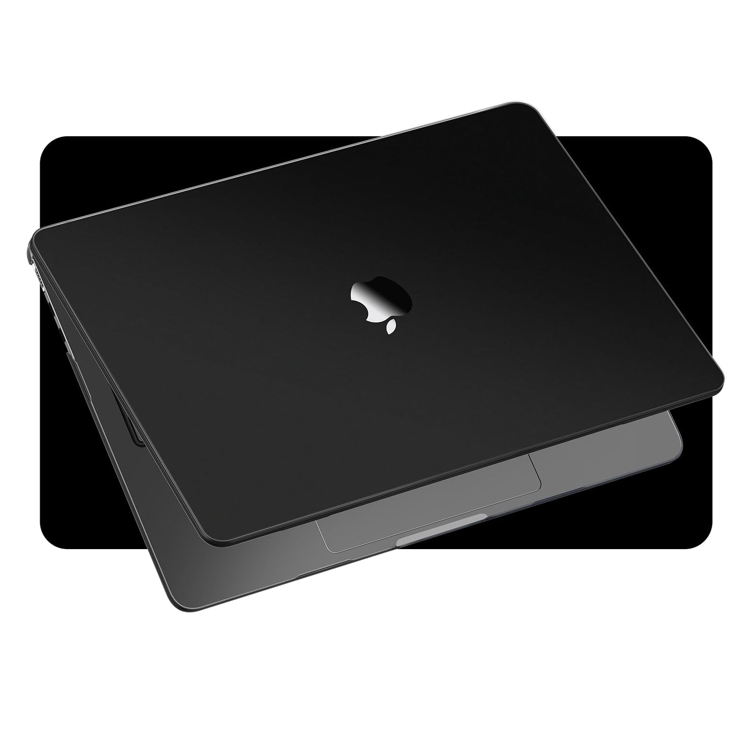 MOSISO Compatible with MacBook Air 15 inch Case 2025 2024 2023 Release M4 A3241 M3 A3114 M2 A2941 with Touch ID, Ultra-Thin Natural Original Color Plastic Hard Shell Case Cover, Midnight Clear