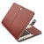 MOSISO Compatible with MacBook Air 13 inch Case A1369 A1466 Older Version 2010-2017 Release, PU Leather Case Portfolio Protective Stand Cover Sleeve, Rose Gold