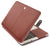MOSISO Compatible with MacBook Pro Retina 13 inch Case A1502 A1425 2015-2012 Release, PU Leather Portfolio Protective Stand Cover Sleeve, Brown