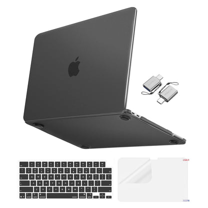 MOSISO Matte Finish Case Compatible with MacBook Neo 13 inch 2026 Release Model A3404, 4 in 1 Kit Ultra-Thin Exact-Fit Scratches & Fingerprints Resistant Protective Hard Shell Case Cover, Matte Clear