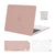 MOSISO Compatible with MacBook Air 13 inch Case 2025 2024 2023 2022 M4 A3240 M3 A3113 M2 A2681, Plastic Hard Shell&Keyboard Cover&Screen Film&Pouch for MacBook Air 13.6 inch Case, Baby Pink