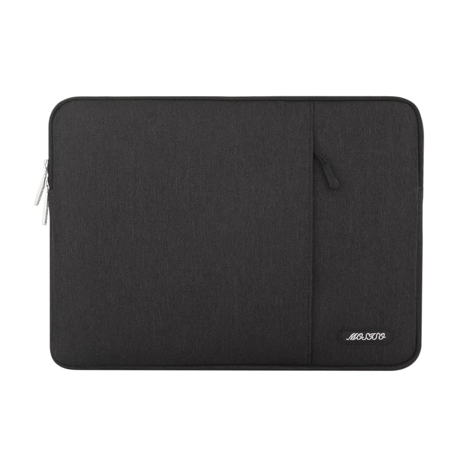 MOSISO 12.9 inch Tablet Sleeve Case for iPad Pro 13 M4 & iPad Air 13 M3 M2, iPad Pro 12.9 M2 M1 6/5th with Magic Keyboard&Smart Keyboard Folio, Polyester Vertical Bag with Pocket, Black