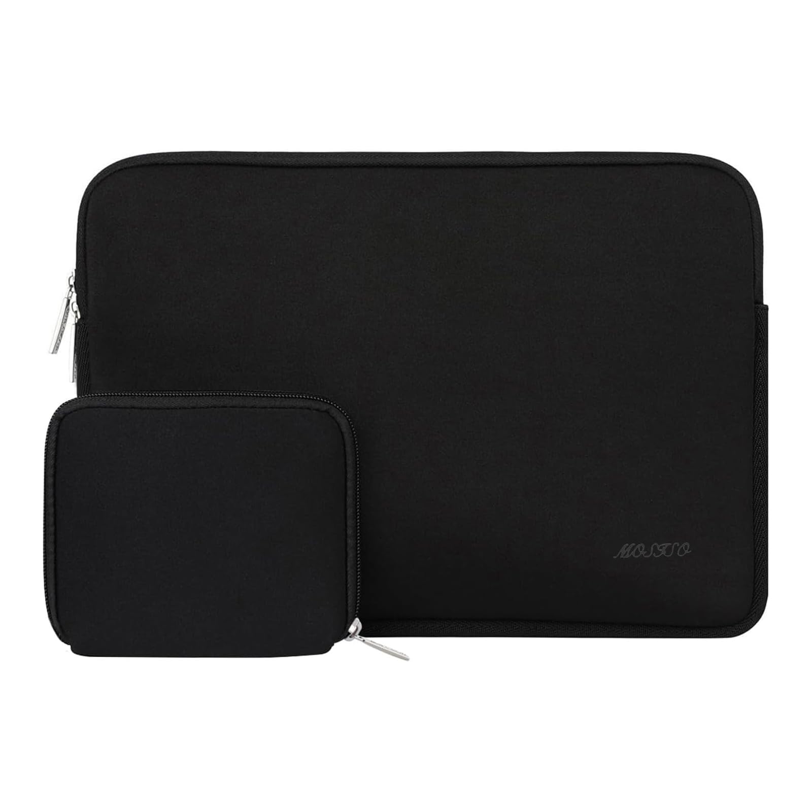 MOSISO 12.9 inch Tablet Sleeve Case for iPad Pro 13 M4 & iPad Air 13 M3 M2, iPad Pro 12.9 M2 M1 6/5th with Magic Keyboard&Smart Keyboard Folio, Neoprene Carrying Bag with Small Case, Pink