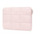 MOSISO 9-11 inch Tablet Sleeve Case for iPad A16 2025, iPad Air 11 inch M3 M2, iPad Pro 11 M4, iPad 10/9/8/7th, Galaxy Tab A9+/S9/S8/Plus 11, Rectangle Quilted Puffy Carrying Case, Sand