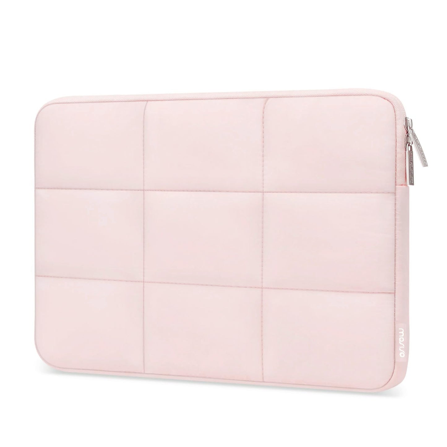 MOSISO 12.9 inch Tablet Sleeve Case for iPad Pro 13 M4 & iPad Air 13 | M3 M2 | iPad Pro 12.9 M2 M1 6/5th | with Magic Keyboard&Smart Keyboard Folio | Rectangle Quilted Puffy Carrying Case | Sand