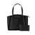 MOSISO Laptop Tote Bag for Women, 15.6 inch PU Leather Work Laptop Bag with Flap Buckle & Clutch Purse, Large Capacity Computer Shoulder Handbag for Casual Business Travel, Pink