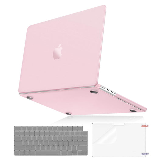 MOSISO Compatible with MacBook Pro 14 inch Case 2025-2021 M4 M3 M2 M1 A3112 A3185 A3401 A2918 A2992 A2779 A2442, Ultra-Thin Natural Original Color Hard Case&Keyboard Skin&Screen Film, Midnight Blue