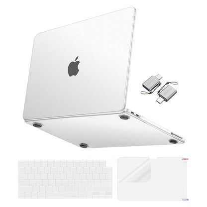 MOSISO Matte Finish Case Compatible with MacBook Neo 13 inch 2026 Release Model A3404, 4 in 1 Kit Ultra-Thin Exact-Fit Scratches & Fingerprints Resistant Protective Hard Shell Case Cover, Matte Clear