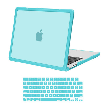 MOSISO Compatible with MacBook Air 13 inch Case 2025 2024 2023 2022 M4 A3240 M3 A3113 M2 A2681,Soft TPU Bumper Anti-Cracking&Anti-Fingerprint Hard Case&Keyboard Skin for MacBook Air 13.6, Pink