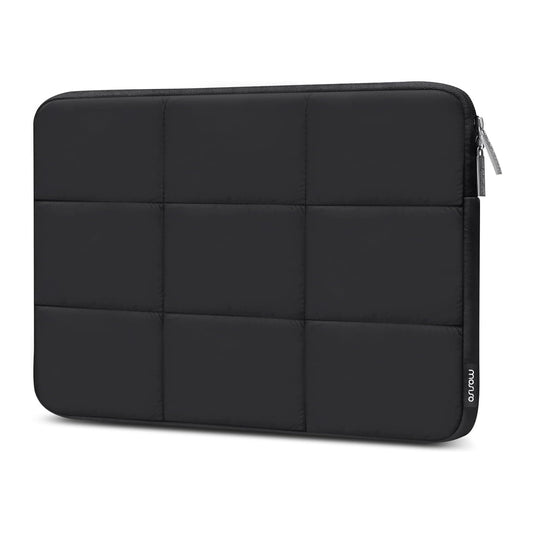 MOSISO 9-11 inch Tablet Sleeve Case for iPad A16 2025, iPad Air 11 inch M3 M2, iPad Pro 11 M4, iPad 10/9/8/7th, Galaxy Tab A9+/S9/S8/Plus 11, Rectangle Quilted Puffy Carrying Case, Sand