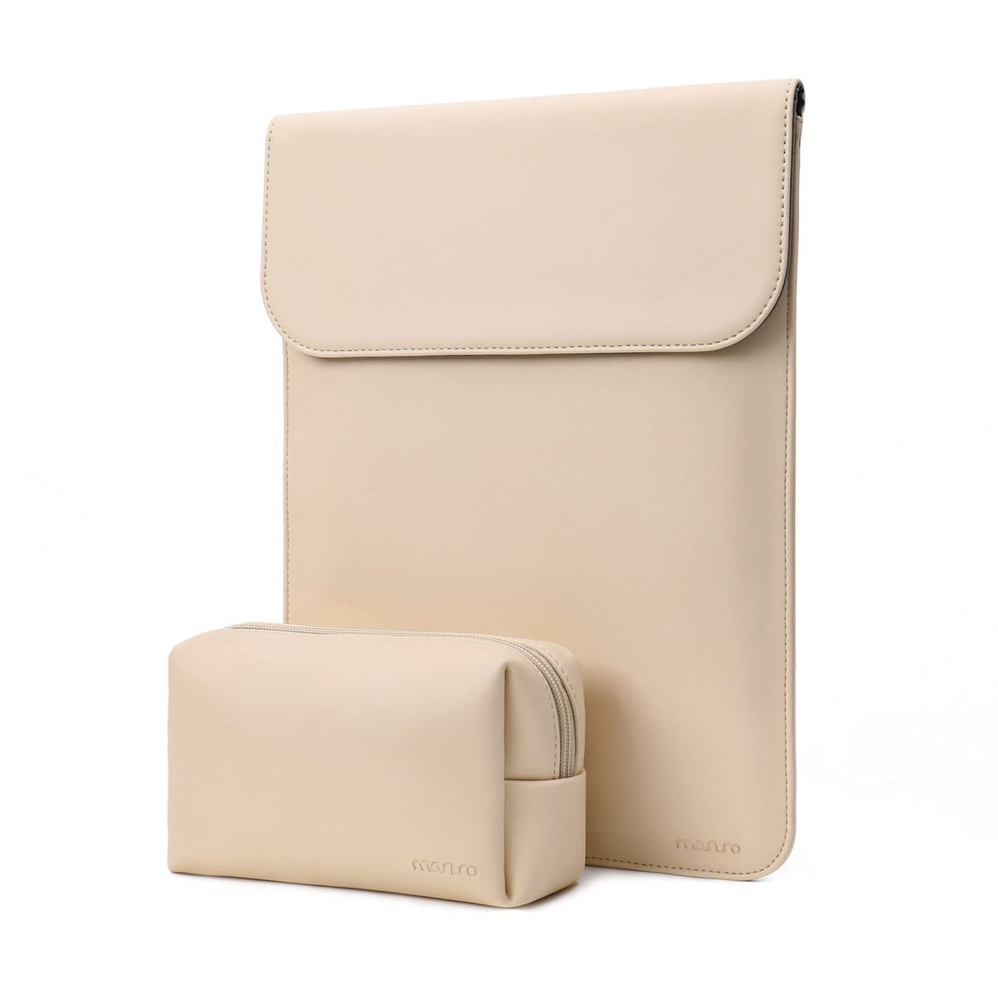 MOSISO Laptop Case 13 inch, 13 inch Laptop Sleeve Compatible with MacBook Air M4 M3 M2 M1 2025-2018 / Pro M2 M1 2025-2016, Faux Suede Leather Case with Small Bag, Baby Blue