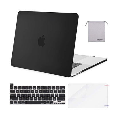 MOSISO Compatible with MacBook Pro 16 inch Case 2020 2019 Release A2141 with Touch Bar Touch ID, Protective Plastic Hard Shell Case & Keyboard Cover & Screen Protector & Storage Bag, Navy Blue