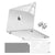 MOSISO Compatible with MacBook Pro 14 inch Case 2025-2021 M4 M3 M2 M1 A3112 A3185 A3401 A2918 A2992 A2779 A2442, Surpass Natural Beauty Hard Case&Keyboard Skin&Screen Film&Type C, Crystal Black