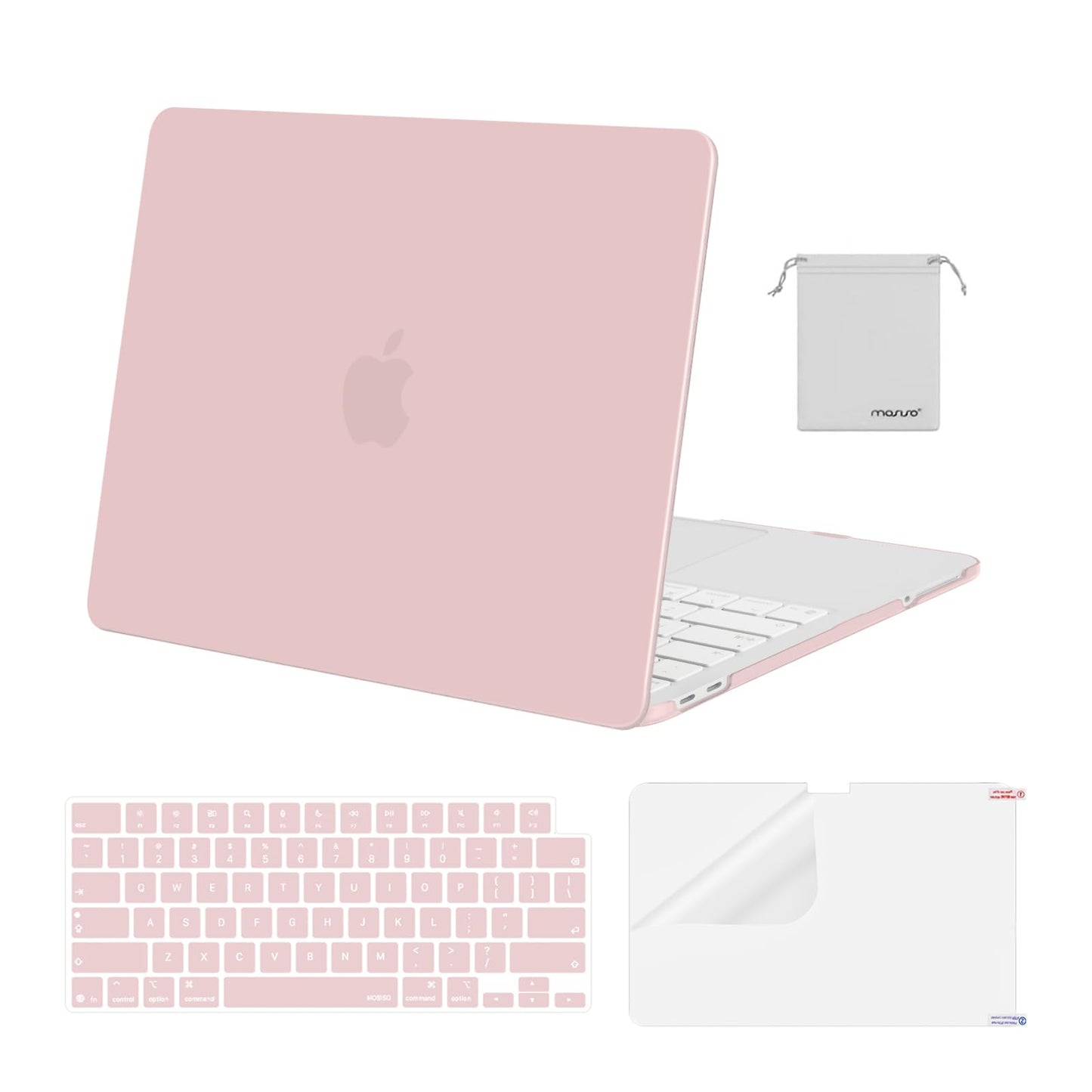 MOSISO Compatible with MacBook Neo Case 13 inch 2026 Release Model A3404 with A18 Pro Chip, 4 in 1 Kit Precision Fit Crack & Scratch Resistant Protective Hard Shell Case Cover, Crystal Clear