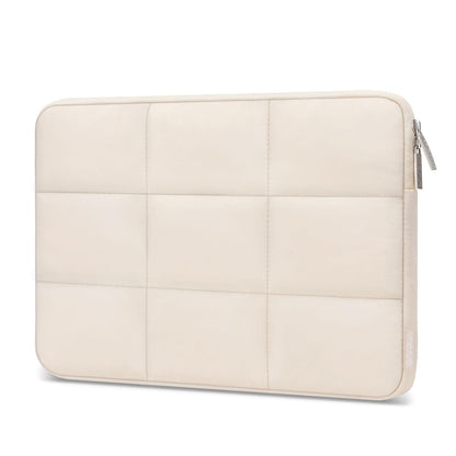 MOSISO 12.9 inch Tablet Sleeve Case for iPad Pro 13 M4 & iPad Air 13 | M3 M2 | iPad Pro 12.9 M2 M1 6/5th | with Magic Keyboard&Smart Keyboard Folio | Rectangle Quilted Puffy Carrying Case | Sand