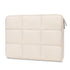 MOSISO 9-11 inch Tablet Sleeve Case for iPad A16 2025, iPad Air 11 inch M3 M2, iPad Pro 11 M4, iPad 10/9/8/7th, Galaxy Tab A9+/S9/S8/Plus 11, Rectangle Quilted Puffy Carrying Case, Sand