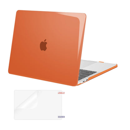 MOSISO Compatible with MacBook Pro 13 inch Case M2 2025, 2024, 2023, 2022-2016 A2338 M1 A2251 A2289 A2159 A1989 A1708 A1706 with/Without Touch Bar, Plastic Hard Shell&Screen Protector, Rose Quartz