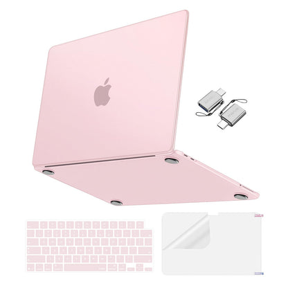 MOSISO Matte Finish Case Compatible with MacBook Neo 13 inch 2026 Release Model A3404, 4 in 1 Kit Ultra-Thin Exact-Fit Scratches & Fingerprints Resistant Protective Hard Shell Case Cover, Matte Clear