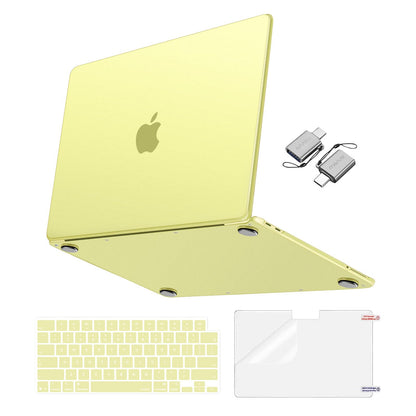 MOSISO Matte Finish Case Compatible with MacBook Neo 13 inch 2026 Release Model A3404, 4 in 1 Kit Ultra-Thin Exact-Fit Scratches & Fingerprints Resistant Protective Hard Shell Case Cover, Matte Clear