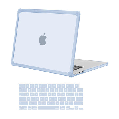 MOSISO Compatible with MacBook Air 15 inch Case 2025 2024 2023 Release M4 A3241 M3 A3114 M2 A2941, Anti-Cracking&Anti-Fingerprint Heavy Duty Hard Shell with TPU Bumper&Keyboard Cover, Emerald Green