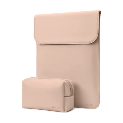 MOSISO Laptop Case 13 inch, 13 inch Laptop Sleeve Compatible with MacBook Air M4 M3 M2 M1 2025-2018 / Pro M2 M1 2025-2016, Faux Suede Leather Case with Small Bag, Baby Blue