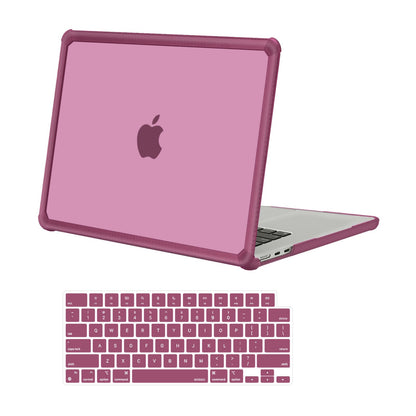 MOSISO Compatible with MacBook Air 15 inch Case 2025 2024 2023 Release M4 A3241 M3 A3114 M2 A2941, Anti-Cracking&Anti-Fingerprint Heavy Duty Hard Shell with TPU Bumper&Keyboard Cover, Emerald Green