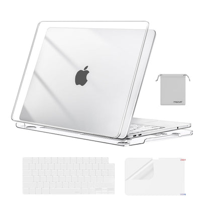MOSISO Compatible with MacBook Neo Case 13 inch 2026 Release Model A3404 with A18 Pro Chip, 4 in 1 Kit Precision Fit Crack & Scratch Resistant Protective Hard Shell Case Cover, Crystal Clear