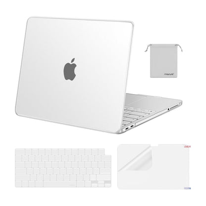 MOSISO Compatible with MacBook Neo Case 13 inch 2026 Release Model A3404 with A18 Pro Chip, 4 in 1 Kit Precision Fit Crack & Scratch Resistant Protective Hard Shell Case Cover, Crystal Clear
