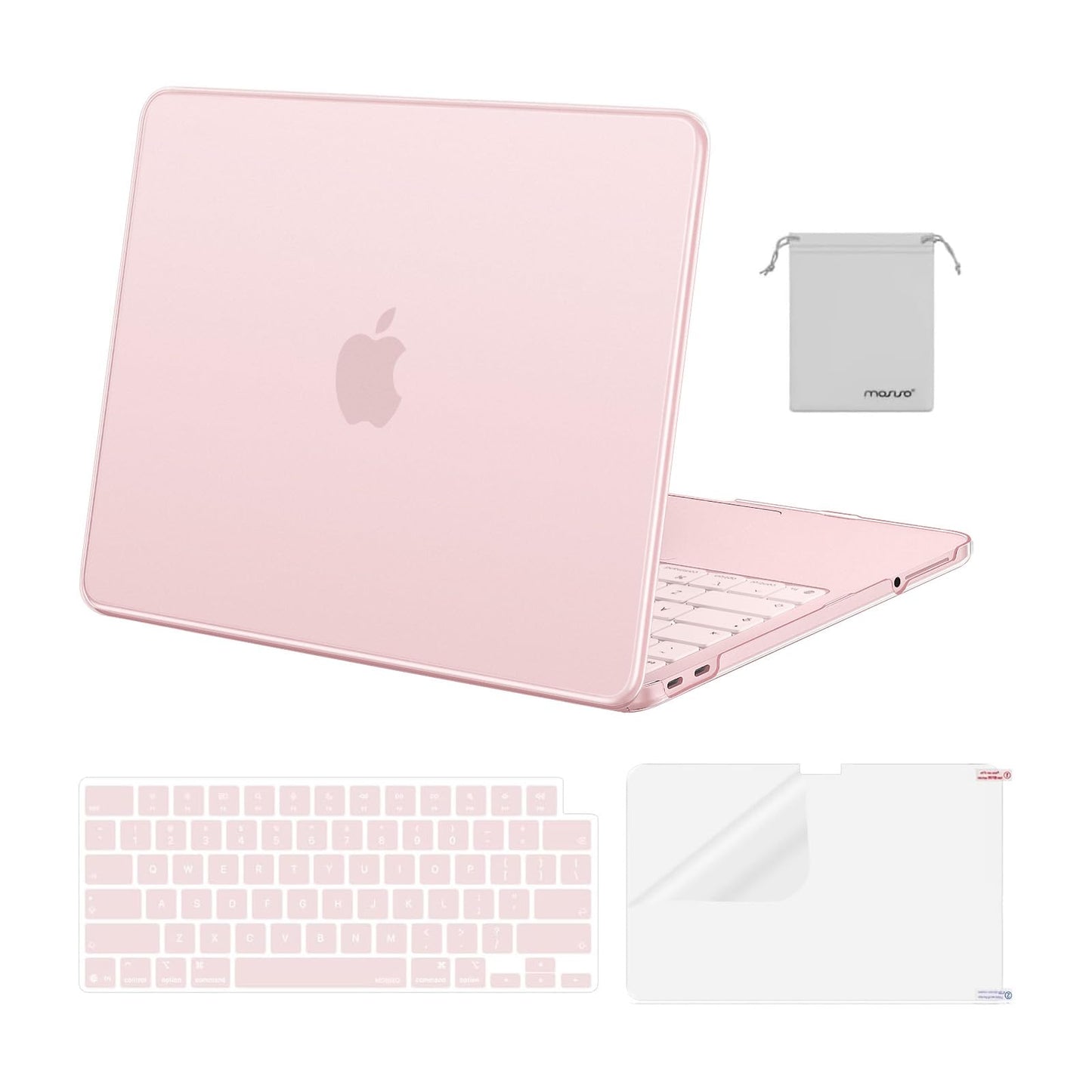 MOSISO Compatible with MacBook Neo Case 13 inch 2026 Release Model A3404 with A18 Pro Chip, 4 in 1 Kit Precision Fit Crack & Scratch Resistant Protective Hard Shell Case Cover, Crystal Clear