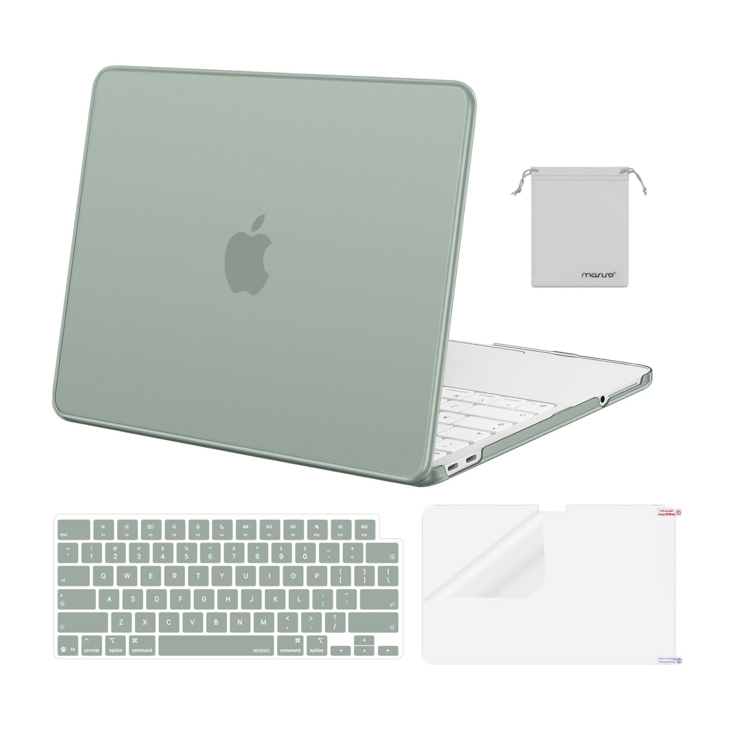 MOSISO Compatible with MacBook Neo Case 13 inch 2026 Release Model A3404 with A18 Pro Chip, 4 in 1 Kit Precision Fit Crack & Scratch Resistant Protective Hard Shell Case Cover, Crystal Clear