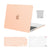MOSISO Compatible with MacBook Air 13 inch Case 2025 2024 2023 2022 M4 A3240 M3 A3113 M2 A2681, Plastic Hard Shell&Keyboard Cover&Screen Film&Pouch for MacBook Air 13.6 inch Case, Baby Pink