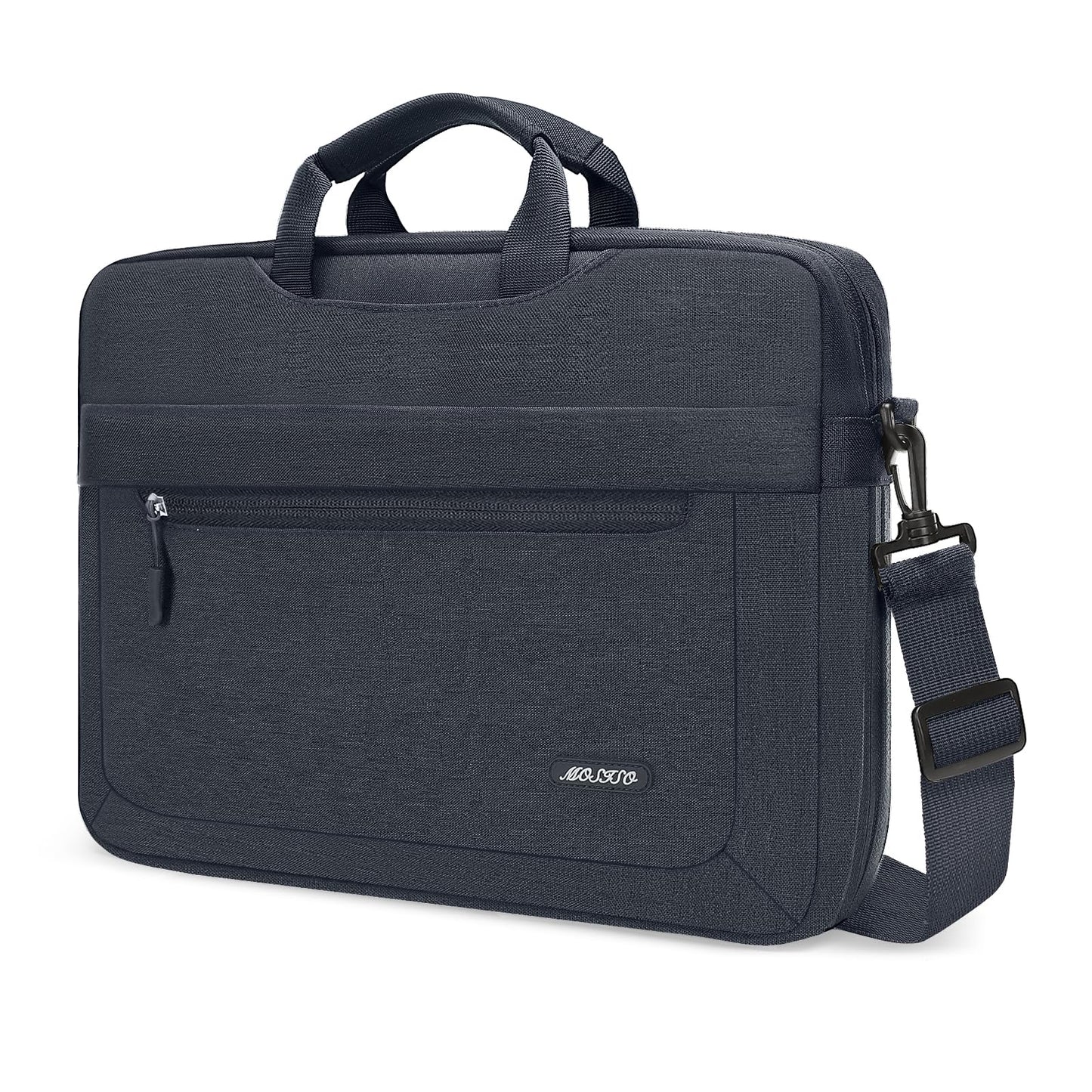 MOSISO Laptop Shoulder Messenger Bag Compatible with MacBook Air/Pro, 13-17.3 inch Notebook,Compatible with MacBook Pro 14 inch M5 M4 M3 M2 M1 2025-2021 with Adjustable Depth at Bottom, Deep Teal iMosiso