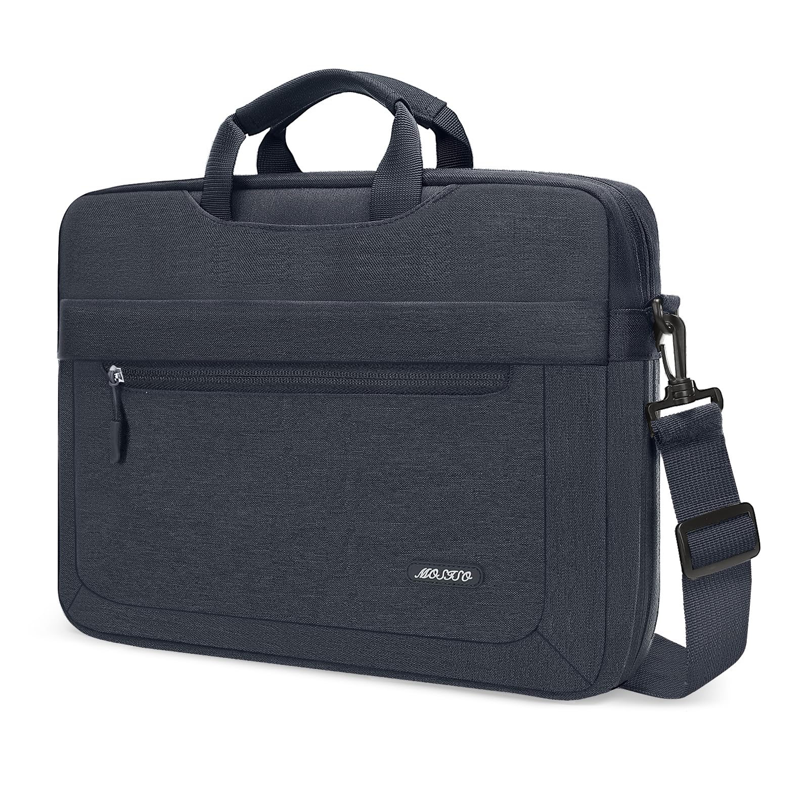 MOSISO Laptop Shoulder Messenger Bag Compatible with MacBook Air/Pro, 13-17.3 inch Notebook,Compatible with MacBook Pro 14 inch M5 M4 M3 M2 M1 2025-2021 with Adjustable Depth at Bottom, Deep Teal iMosiso
