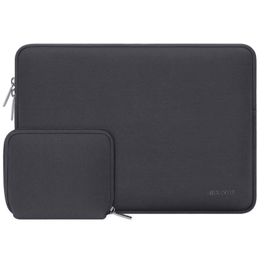 MOSISO Laptop Case 15 inch, 15 inch Laptop Sleeve Bag Compatible with MacBook Air 15 M4 A3241 M3 A3114 M2 A2941 2025 2024 2023, Dell XPS 15, Neoprene Computer Sleeve Bag with Small Case, Space Gray