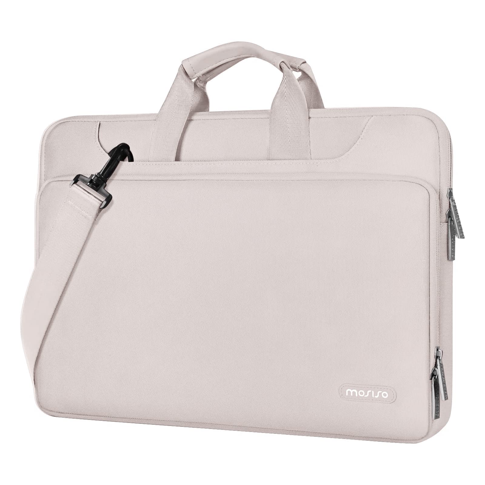 MOSISO 360 Protective Laptop Shoulder Bag Compatible with 13-17.3
