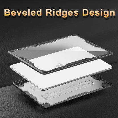 MOSISO Compatible with MacBook Air 15 inch Case M5 2026 M4 M3 M2 2025-2023 A3448 A3241 A3114 A2941,Symmetric Geometric Heavy Duty Protective Hard Shell with TPU Bumper&Keyboard Skin&Type C