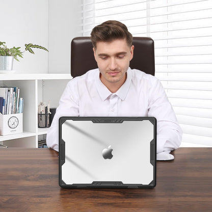 MOSISO Compatible with MacBook Air 15 inch Case M5 2026 M4 M3 M2 2025-2023 A3448 A3241 A3114 A2941,Symmetric Geometric Heavy Duty Protective Hard Shell with TPU Bumper&Keyboard Skin&Type C