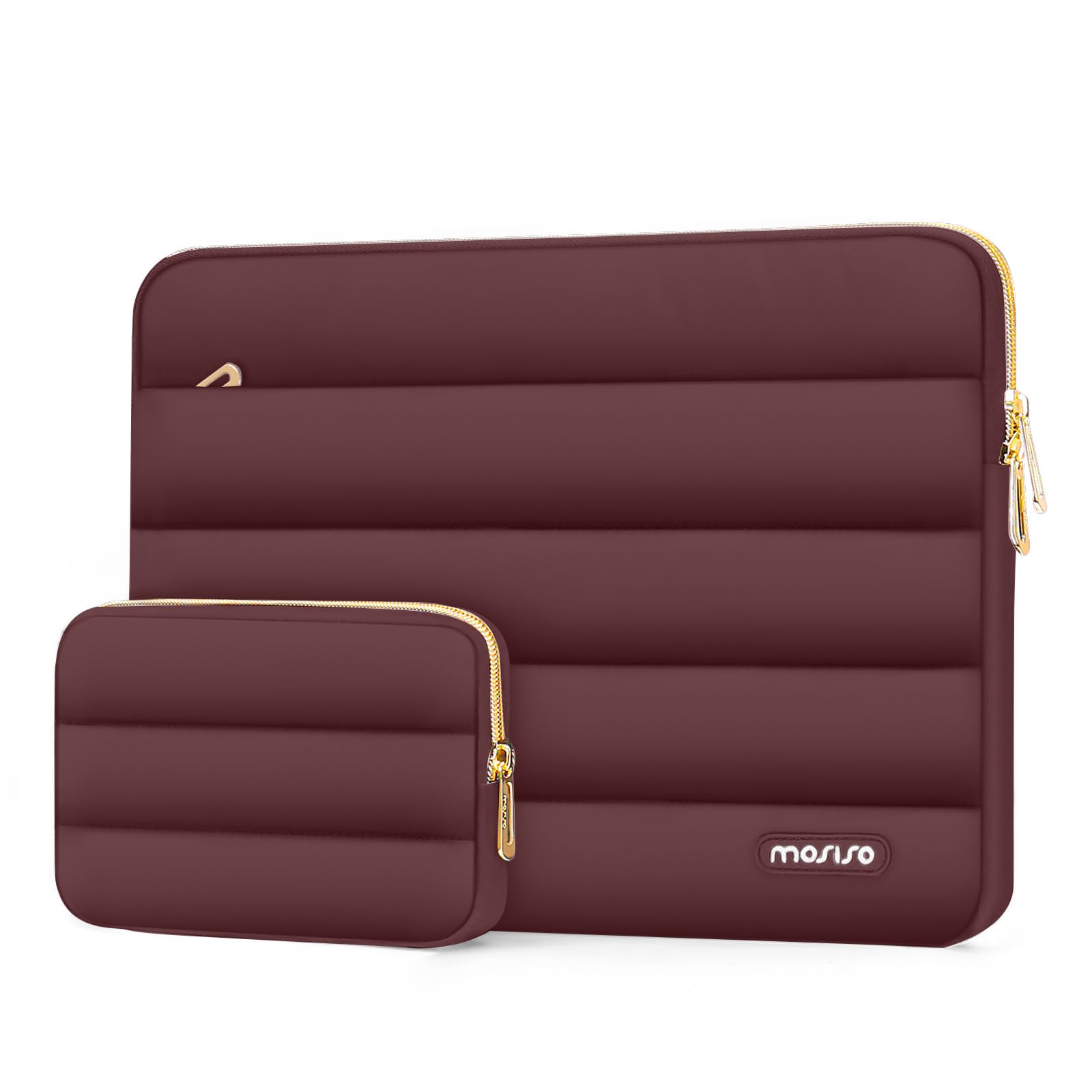MOSISO Laptophoes tas 13,3 inch, 13-13,3 inch, Puffy laptoptas, compatibel met MacBook Air 13 13,6/Neo/Pro 13/Pro 14, HP, Dell, Lenovo, polyester, horizontale tas met klein etui, zwart MOSISO Laptophoes tas 13,3 inch, 13-13,3 inch, Puffy laptoptas, compatibel met MacBook Air 13 13,6/Neo/Pro 13/Pro 14, HP, Dell, Lenovo, polyester, horizontale tas met klein etui, zwart