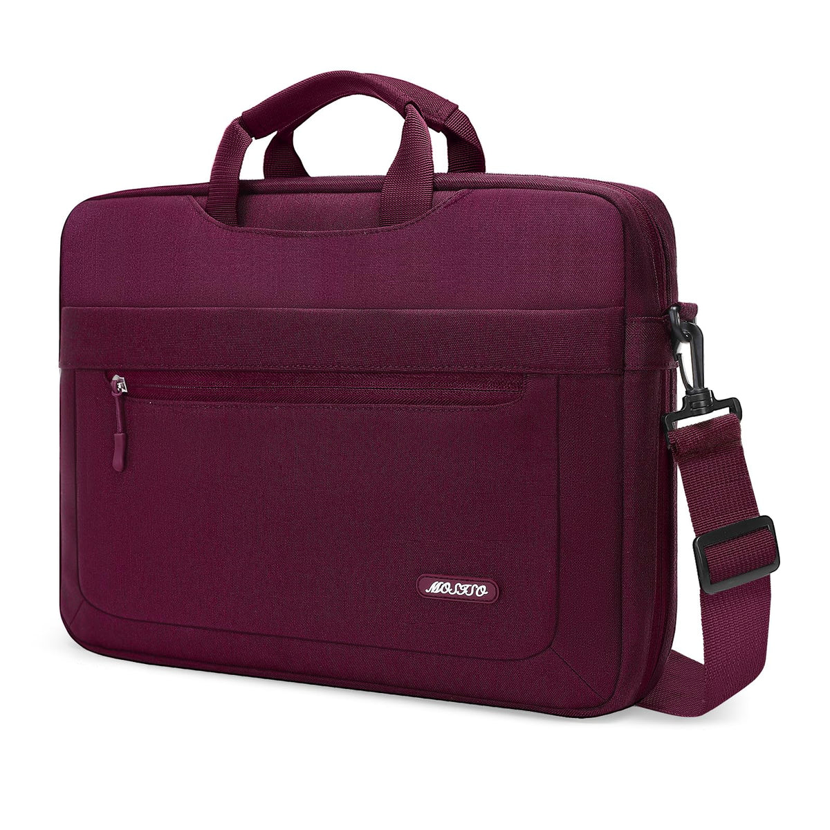 MOSISO Adjustable Depth Laptop Messenger Bag 13.3-17.3 Inch — Shockproof Water-Resistant with Customizable Depth for MacBook HP Dell Acer