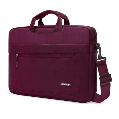 MOSISO Adjustable Depth Laptop Messenger Bag, 13.3–17.3 Inch Notebook Case Fits MacBook Neo Air Pro HP Dell Lenovo Acer