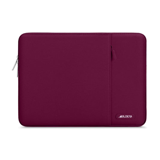MOSISO Laptop Case 13.3 inch, 13-13.3 inch Laptop Sleeve Compatible with MacBook Air/Pro 13/Pro 14 M5 M4 M3 M2 M1, HP Dell ASUS Lenovo,Polyester Vertical Computer Sleeve Bag with Pocket