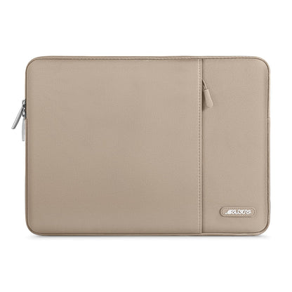 MOSISO Polyester Vertical Laptop Sleeve with Front Pocket, 12.3-18.5 Inch Universal Fit for MacBook Pro 16 M1/M2/M3/M4/M5, HP Dell Lenovo Acer Asus, Compatible with MacBook Neo, Dozens of Colors Available