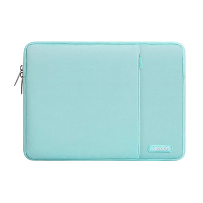 MOSISO Polyester Vertical Laptop Sleeve with Front Pocket, 12.3-18.5 Inch Universal Fit for MacBook Pro 16 M1/M2/M3/M4/M5, HP Dell Lenovo Acer Asus, Compatible with MacBook Neo, Dozens of Colors Available